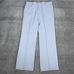 Vintage Levi's Action Slacks Men's 35x29 Blue Straight Leg Trouser Slacks USA
